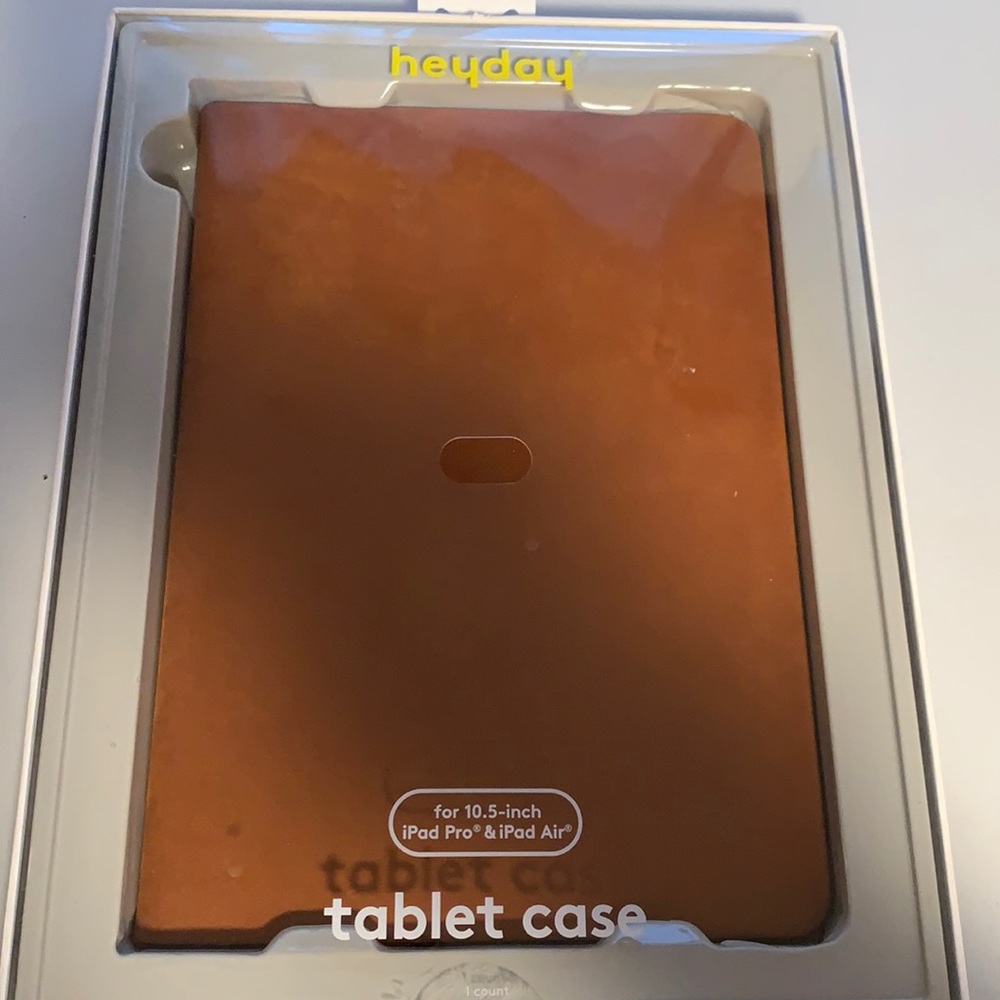 New brown tablet case